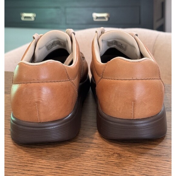 SAS Bout Time Lux Leather Lace Up Loafers Men’s 9WW Hazel Brown TriPad Comfort - Picture 4 of 10